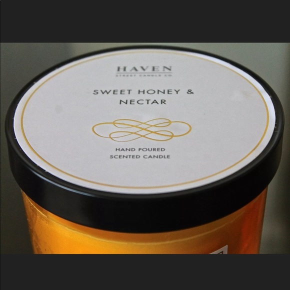 HAVEN STREET CANDLE SWEET HONEY NECTAR RICH SCENT NEW - Picture 4 of 4